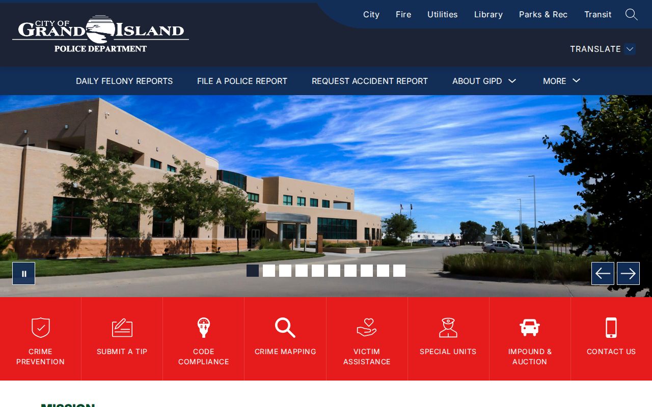 Grand Island Police source for Hall County arrest reports
