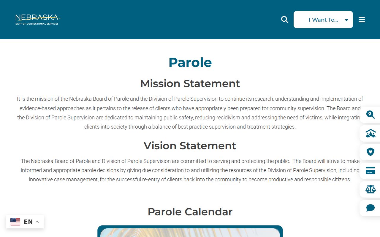 Hall County sex offender records and Nebraska parole overview